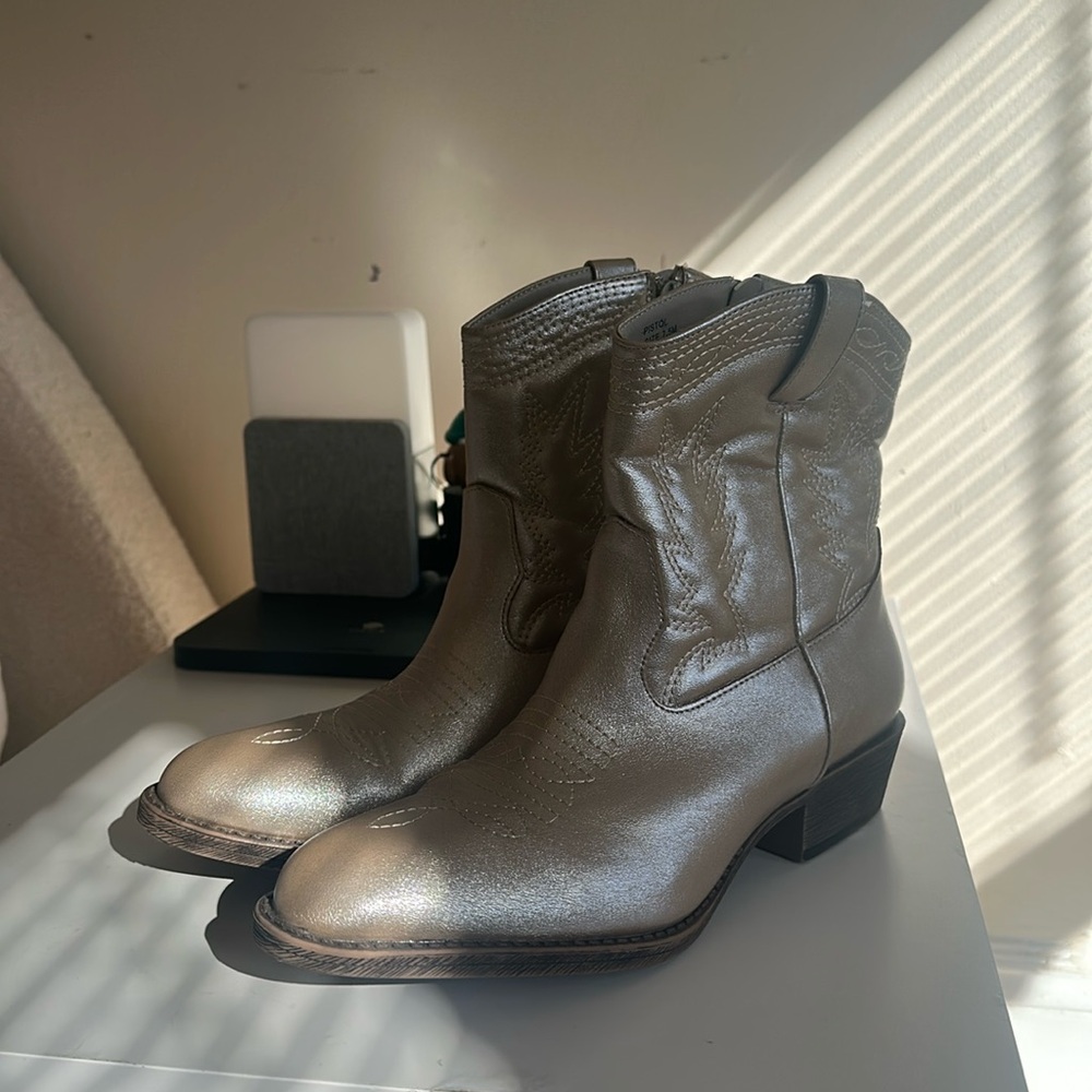 Coconuts by Matisse - Pistol Rose Gold Cowgirl Boots